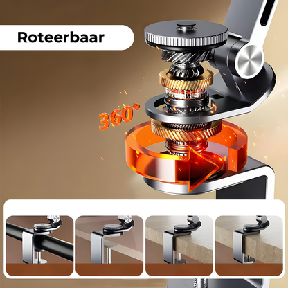 2-in-1 Verstelbare Tablet- en Telefoonhouder