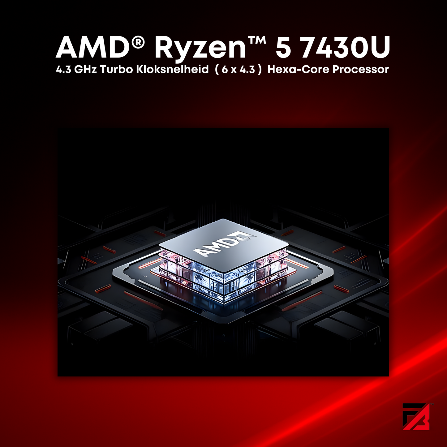 Firebat AM02 Mini PC - Windows 11 - Gaming PC - AMD Ryzen™ 5 7430U - 16 GB RAM - 512 GB SSD - Meerdere Schermen - 4K - 240Hz